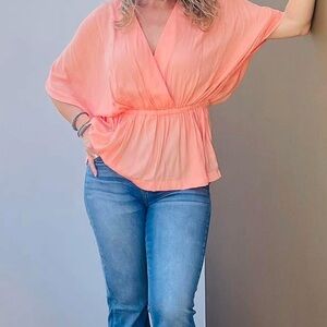 Small beautiful top- Coral